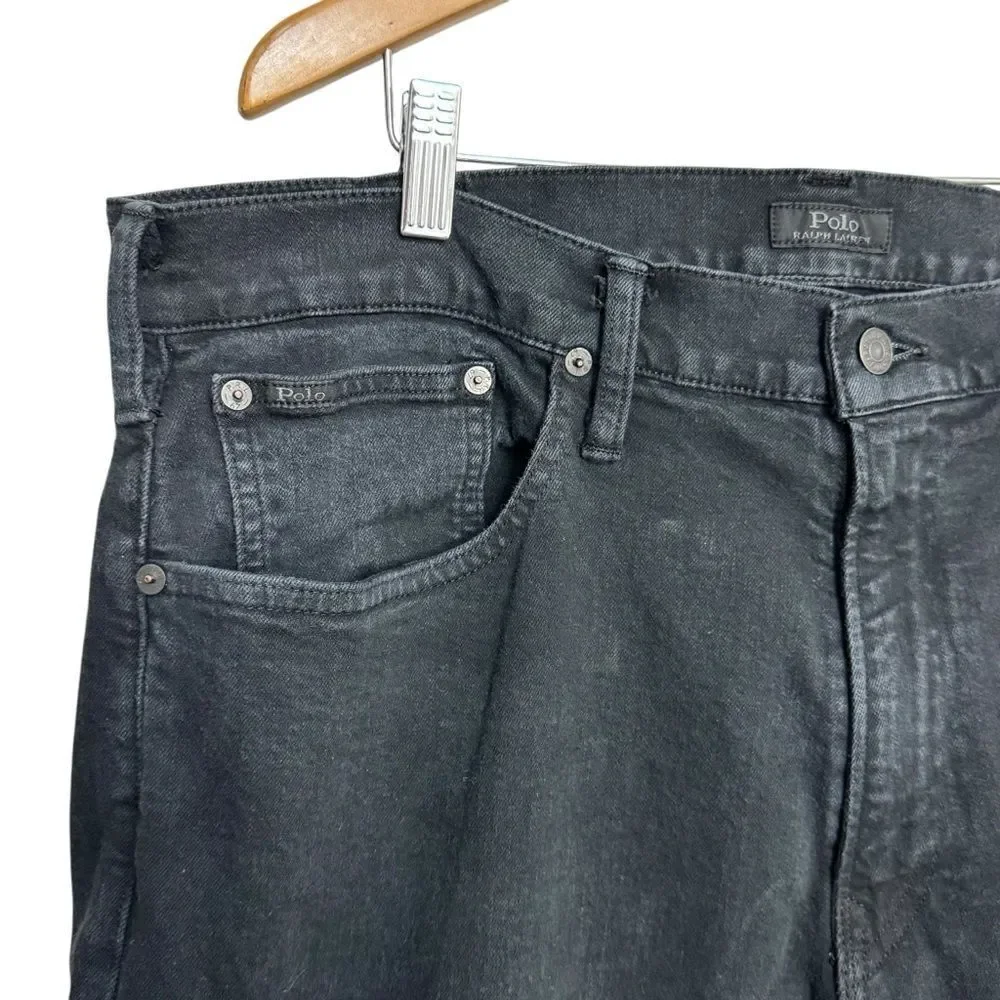 Polo by Ralph Lauren Men's Straight Jeans - Dark Gray - Picture 6 of 8